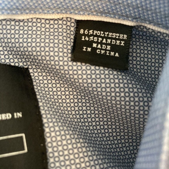 Wrk Shirt Mens Size 17 Button Down 4 Way Stretch Blue‎ Work Rest Karma Comfort - Picture 7 of 10